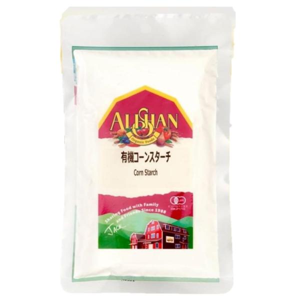 アリサン コーンスターチ 100g1個 ・内容量:100g・原材料:とうもろこし・商品サイズ(高さx奥行x幅):200mm×120mm×15mm商品紹介遺伝子組み換えしていない有機とうもろこしから作った澱粉。酸化防止剤不使用。カスタードクリ...
