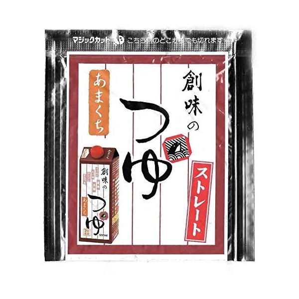 創味のつゆあまくちストレート30袋 ・お弁当やそば・うどんのつけ用、ぶっかけつゆ、天つゆ等にそのままご使用下さい。・かつおの風味の新鮮さが続く個食・小袋仕様です。お弁当などの携帯に大変便利です。・創味食品（京都府京都市）の商品です。30食分...