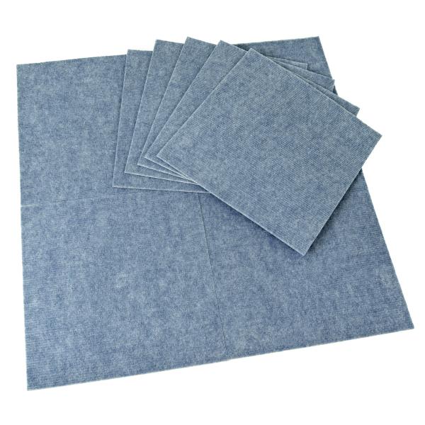 ワタナベ工業 国産タイルカーペット 吸着ぴたマット ループ 9枚組 30X30cm ブルー 商品紹介●裏面が吸着加工だから、マットが床にぴたっと吸着して動きません。●足元の冷え防止に最適です。●色を組み合わせることで、お好みに合わせてお部屋...