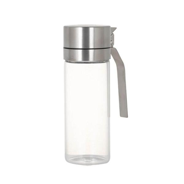 ダルトン(Dulton) オイル &amp; ビネガー ボトル 350ml オイルボトル ドレッシング 醤油差し 調味料 ワンタッチ ステンレス ガラス 蓋付き 保存容器 ディスペンサー キッチン 高さ188mm 幅105mm 奥行65mm...