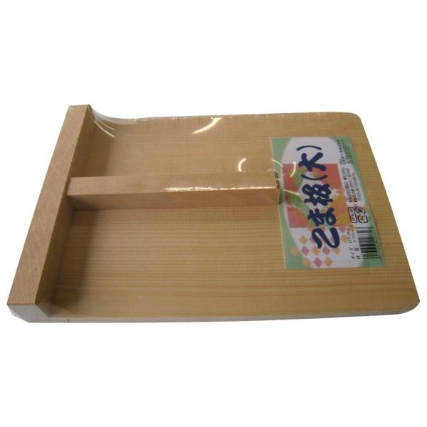 星野工業 こま板 大 ・サイズ:幅25×奥行18×高さ3cm・原産国:日本・本体重量:0.4kg・素材・材質:スプルース材(桧の代用とされるマツ科の針葉樹)商品紹介●そば・うどんを切るときに使う道具●そば切り包丁に合わせやすく、まっすぐそば...