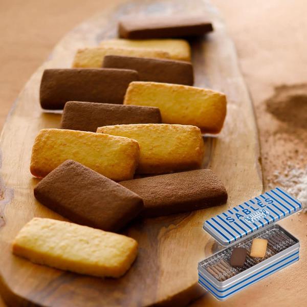 お中元 クッキー 資生堂パーラー サブレ 22枚入 ホワイトデー ギフト スイーツ おしゃれ 缶 包装 カカオ ココナッツ 包装 お祝い 退職 贈答 職場 プチギフト 御中元 暑中見舞い 父の日 お返し プレゼント お菓子 人気 ランキング...