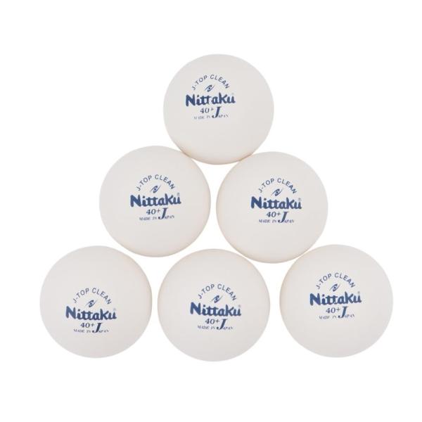 ニッタク(Nittaku) Jトップクリーントレキュウ 6コイリ ・カラー：ホワイト・サイズ：40mm・原産国：日本・素材：プラスチック試合の感覚で多球練習をしたいチームにオススメ。3スタープレミアムクリーンに近い性質の素材を使用した、日本...