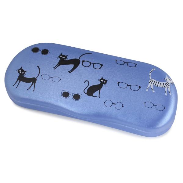パール(Pearl) 眼鏡ケース 青 ネコとメガネ ハード SO-72 095068 ・商品重量:0.12 キログラム・梱包サイズ:19.6 x 7.6 x 5.4 cm●ネコとメガネをデザインしたお洒落なハードタイプのメガネケース。●本体...