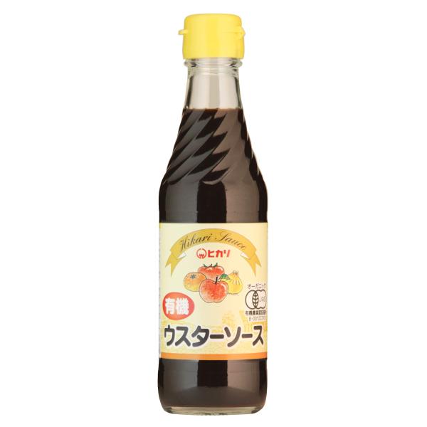 光食品 有機ウスターソース 250ml ・ブラント名: 光食品・メーカー名: 光食品・内容量:250ml・原材料商品紹介有機野菜・果実を原材料の約半分を占めるほど贅沢に使用した有機JAS認証のウスターソースです。主原料の野菜・果実(りんご、...