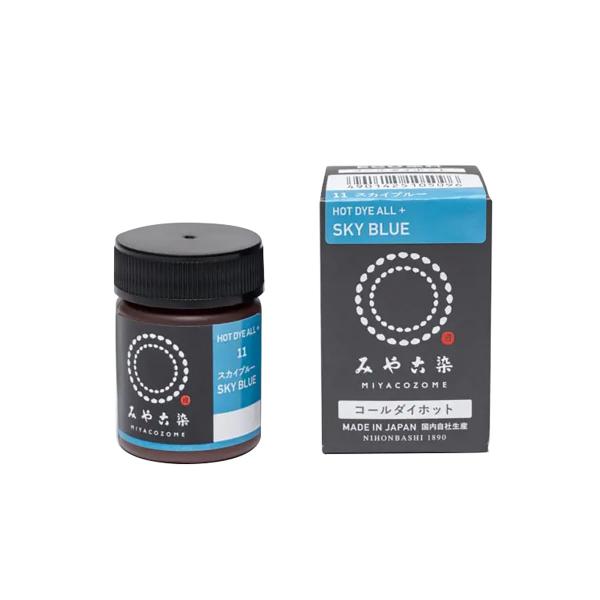 桂屋ファイングッズ(Katsuraya fine goods) みやこ染 お湯染色 コールダイホット ECO Col.11 スカイブルー ・パッケージ重量: 0.04 kg・仕様:みやこ染・品番:-・色・柄:Col.11 スカイブルーお湯(...