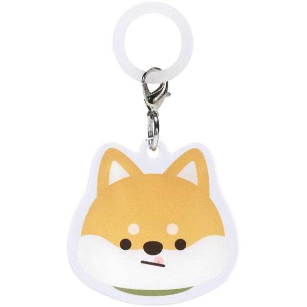 スケーター(Skater) アンブレラ マーカー 傘 レイン グッズ ぱぷぱぷぱぴー SHIBA 柴 犬 ZUM1-A ・サイズ：4.7×8.2×0.9cm・原産国：中国・材質：メタクリル樹脂、リング：シリコーンゴム、金具：鉄かわいいキャラ...