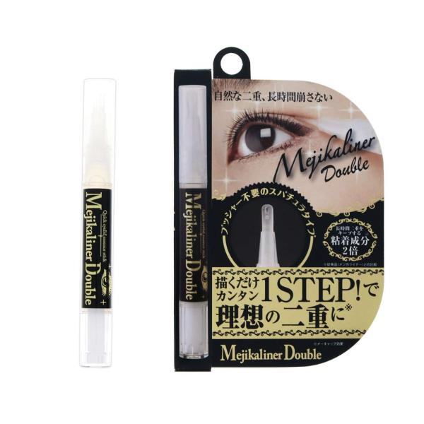 シェモア メジカライナー ダブル 2ml 商品紹介●あのメジカライナーの被膜形成成分(粘着成分)が2倍になってパワーアップ!・朝、バッチリきまった二重まぶたも、夕方気が付けば一重に! ・・・なんて方にもおススメ。・粘着成分が2倍だから長時間...