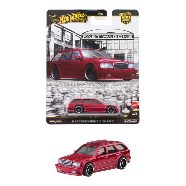新品10個ホットウィールカーカルチャーファストワゴンメルセデスベンツＥ３６ＡＭＧ Hot Wheels（ホットウィール） カーカルチャー ファスト・ワゴン