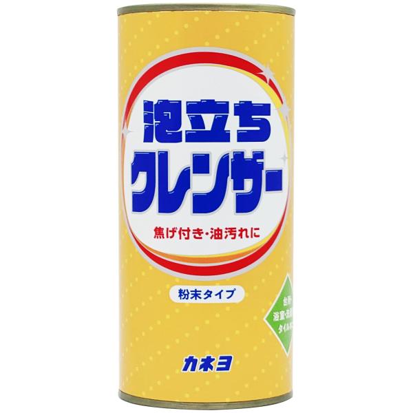 カネヨ石鹸 泡立ちクレンザー 400g 粉末タイプ みがき洗い 日本製