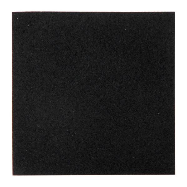 和気産業 スポンジゴム粘着付 黒 10X100X100mm 防音 防振 緩衝材 1枚