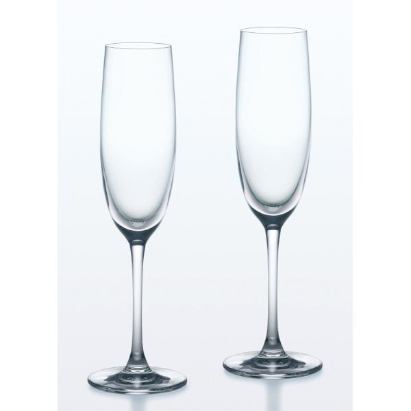 アルコール用品 割れにくい ファインクリスタルシャンパングラスセット 170ｍｌ 2個入り ギフト 東洋佐々木ガラス