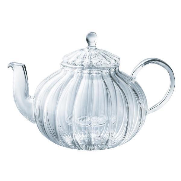 ティー 紅茶用品 ティーポット 500ml 1個 耐熱ガラス ティーフォーツー ウェーブ