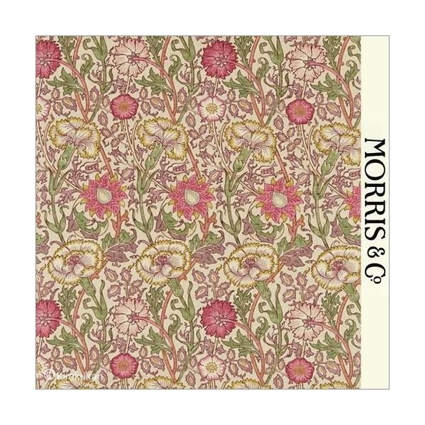 ☆日本の職人技☆ 生地 ウィリアムモリス ピンパーネル ピンク 1枚