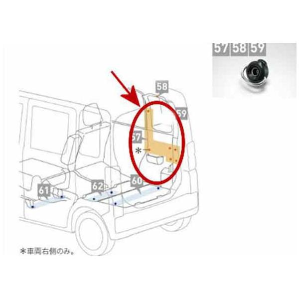 ウェイク ユーティリティフックA(1個） ダイハツ純正部品 パーツ