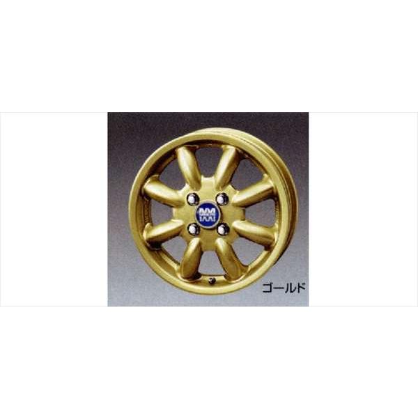ゴールド ホイールセット 14インチ フォーカスレーシング 14インチ アルミ ホイール 新品2本セット