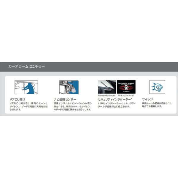 ルークス カーアラーム エントリー 日産純正部品 SM21 パーツ オプション