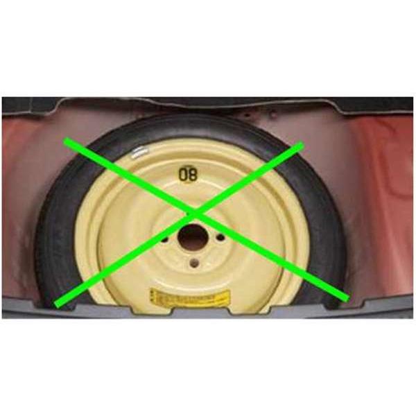 クロスビー スペアタイヤ固定キット ※スペアタイヤは別売 スズキ純正