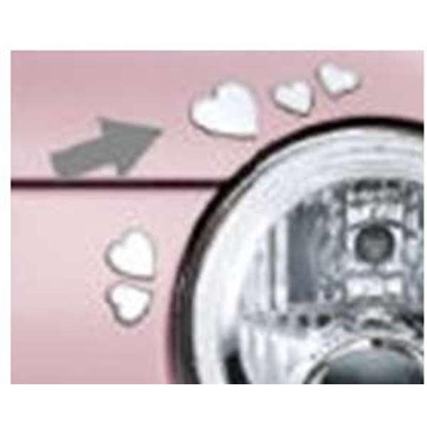 ミラココア フロントデカール ハート (5個セット） ダイハツ純正部品