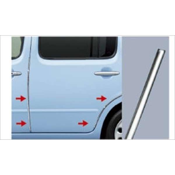 ミラココア ドアエッジモール(メッキ調） 1台分・4本セット ダイハツ