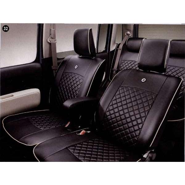 ミラココア シートカバー（StReetLine・本革調） ダイハツ純正部品