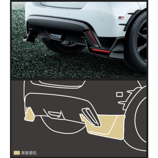 GR PARTS リヤサイドスポイラー MS343-52005 ヤリス用 トヨタ : スズキ