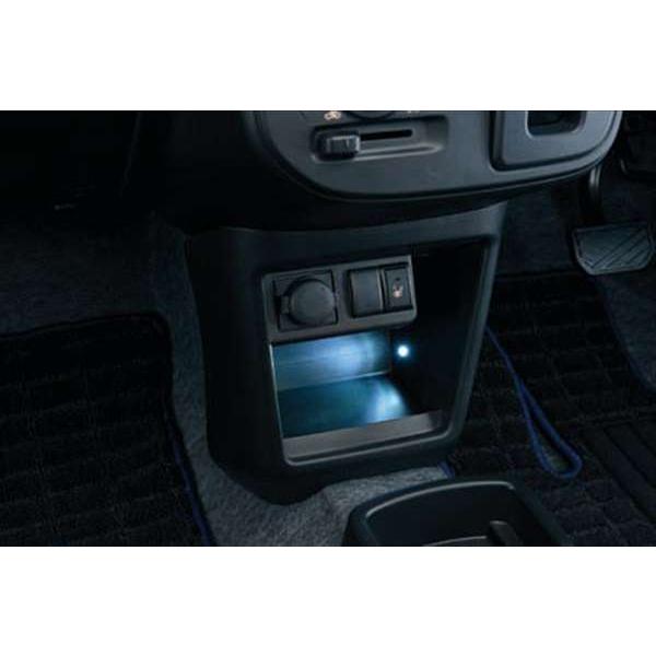 【値下げ】車　コンソールボックス　光るルームミラー追加しました アルト コンソールボックスイルミネーション スズキ純正部品 ha97s