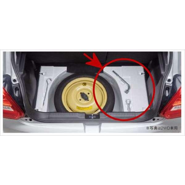 スイフトスポーツZC33S　スペアタイヤ・付属部品一式　純正オプション スイフト スペアタイヤ固定キット ※スペアタイヤ別売 スズキ純正部品