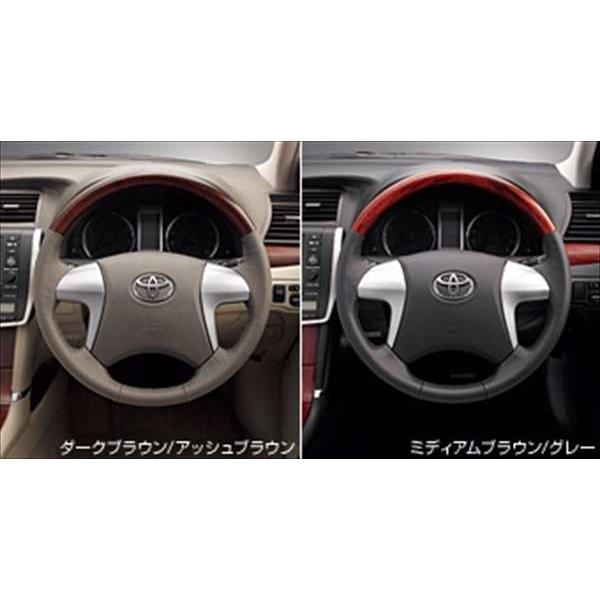 木目調ハンドル　33センチ プレミオ ウッド調ステアリング茶木目 トヨタ純正部品 パーツ