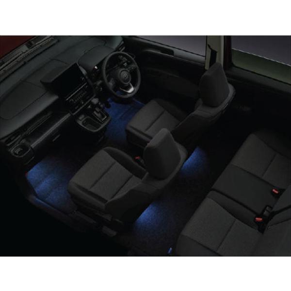 トヨタ純正　フロントドアイルミネーション　08527-58040(ブルー) トヨタ純正 フロントドアイルミネーション 08527-58040(ブルー