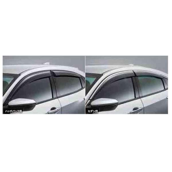 シビック ドアバイザー HATCH ホンダ純正部品 FK7 FC1 パーツ