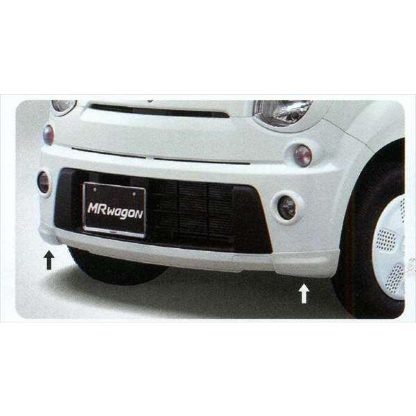 スイフト フロントスパッツ Z7T パールホワイト 車用エアロパーツ