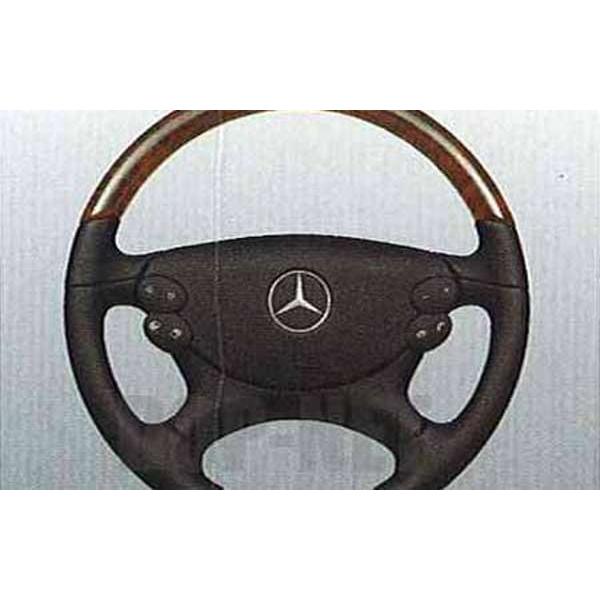 Eクラス 本革巻ウォールナットウッドステアリングのサバンナベージュ  
