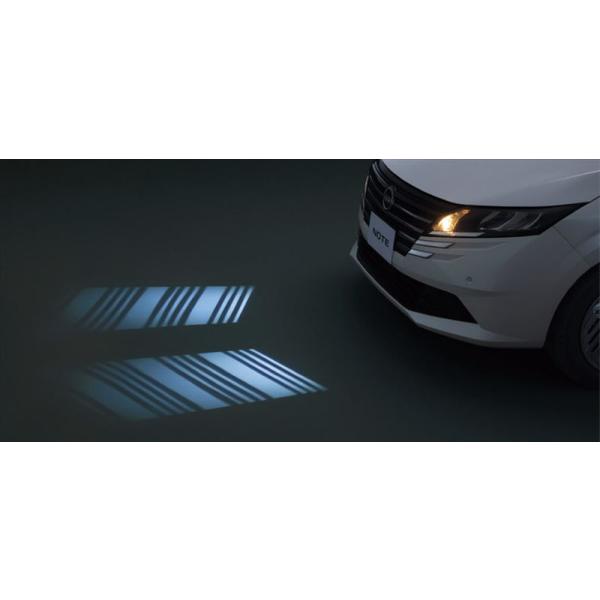 ノート フロントプロジェクションイルミネーション 日産純正部品 E13 SNE13 パーツ オプション