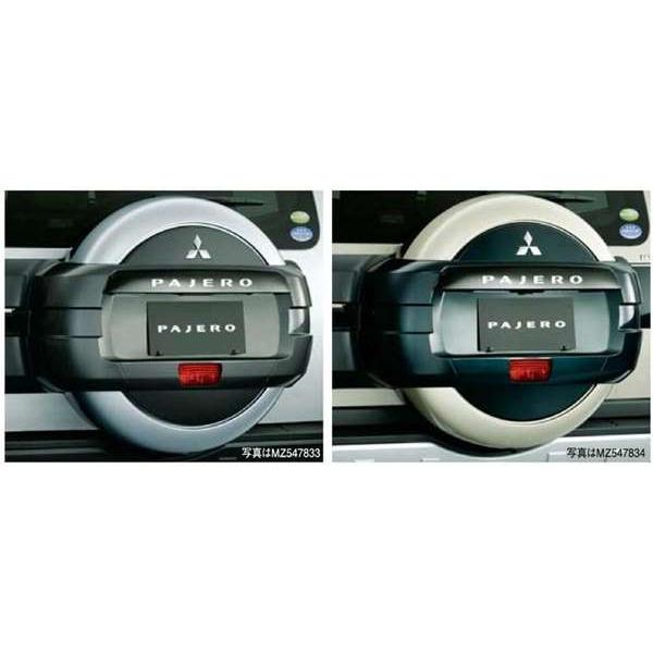 さんちゃんサマ専用パジェロ用三菱純正スペアタイヤカバー（メッキ） V98W後期 三菱自動車(純正) スペアタイヤカバー(メッキ) のパーツレビュー