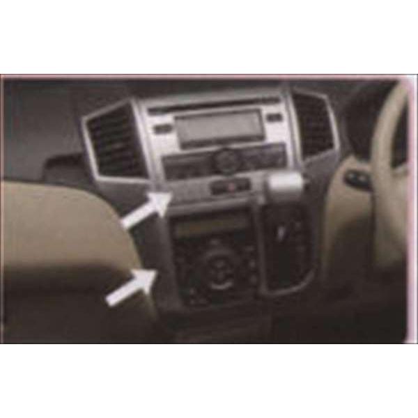 ヒート センターガーニッシュセット ヘアライン調（マニュアルエアコン