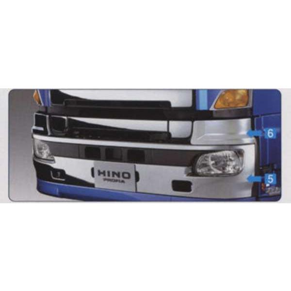 プロフィア メッキバンパーエクステンション(アッパー） 左右バラ売り