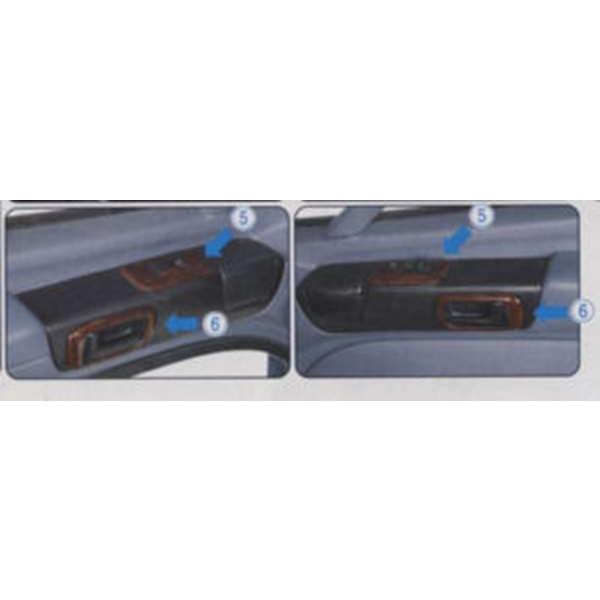 日野純正ドアSWパネル木目調