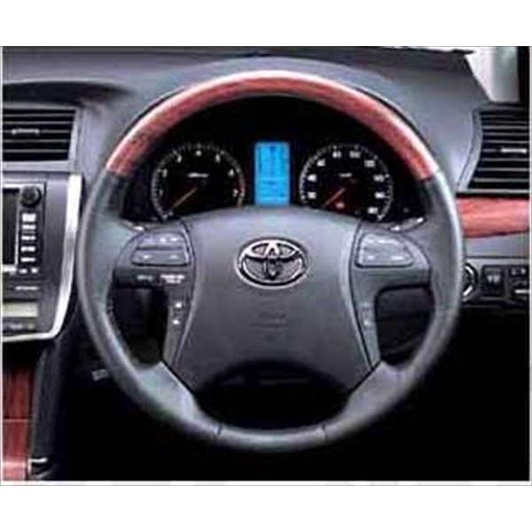 ウッド調 ハンドル フレミオ ウッド調ステアリング茶木目 トヨタ純正部品 パーツ