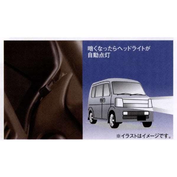 新車取り外し　スズキエブリワゴンマツダスクラムワゴン　純正ヘッドライト2個セット スクラム オートライトシステム マツダ純正部品 パーツ オプション