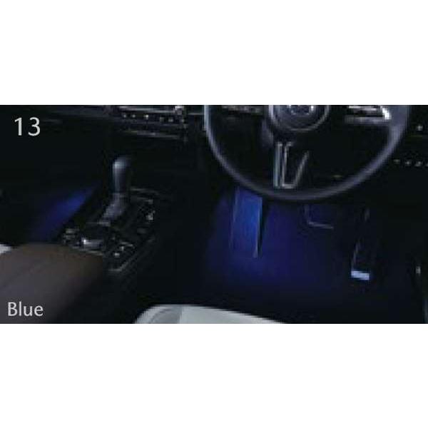CX-30 フットランプ＆イルミネーション（ブルー） マツダ純正部品 DMEP DM8P DMFP パーツ オプション