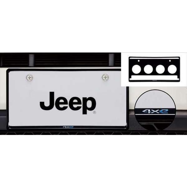 レネゲード ナンバープレートフレーム（4xe専用） Jeep純正部品 BU14