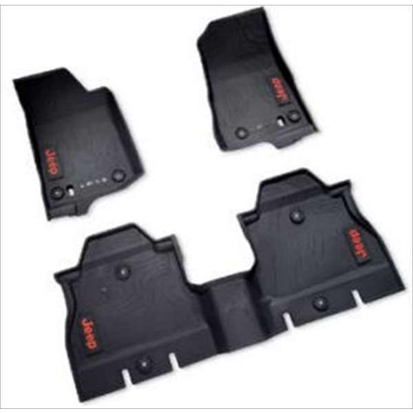 ラングラー オールウェザーフロアマット ※Unlimited用 4枚セット Jeep