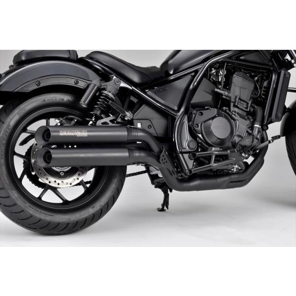 Rebel 1100 社外品 モリワキ CROSS TWIN フルエキゾースト ※ブラック