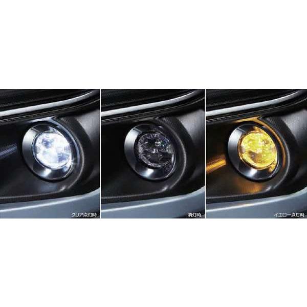【新車外し】スバル フォレスター SK型 前期 純正LEDフォグ＆カバー 左右 フォレスター LEDフォグランプ(クリア/イエロー切替） スバル純正部品