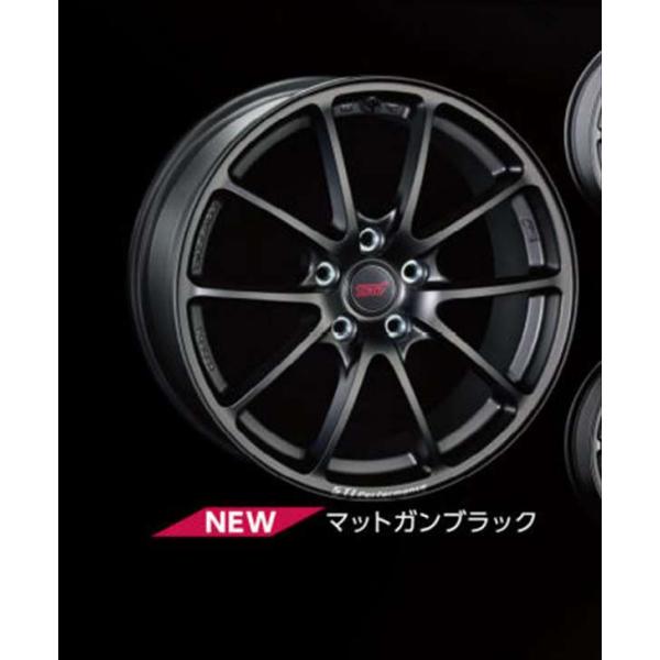 STIパフォーマンスホイール 18インチ8.0J（マットガンブラック）1本 STIパフォーマンスホイール 18インチ 8.5J（ダイヤモンド