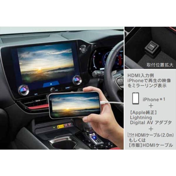 NX HDMI入力端子 レクサス純正部品 5BA パーツ オプション : スズキ