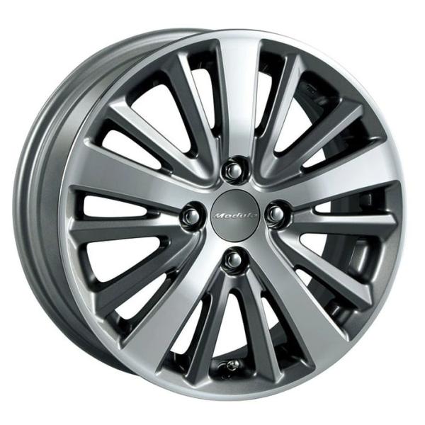 フィット 15インチ アルミホイール(MS-033 切削／プラウドシルバー塗装