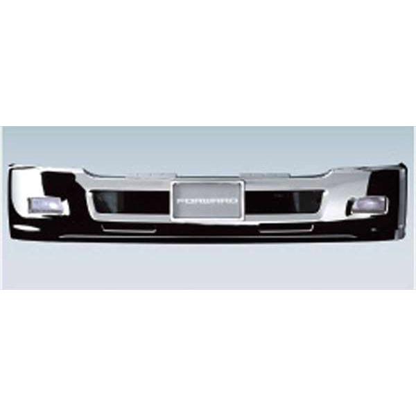 フォワード メッキエアダム一体式バンパー 大型ナンバープレート車用