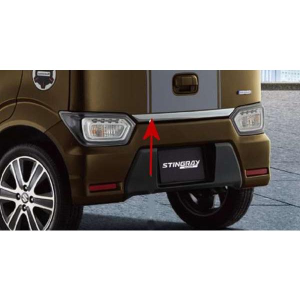 ワゴンR バックドアガーニッシュ クロームメッキ スズキ純正部品 MH55S